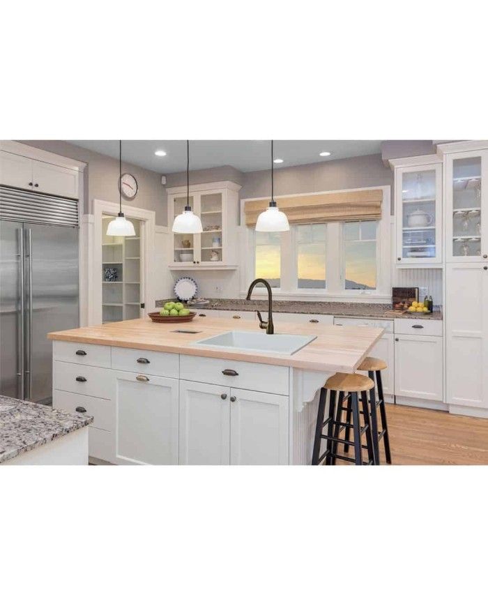 Evier semi encastré 41/60 cm Bleu Provence